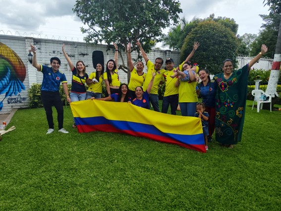 El Salvador día de Colombia