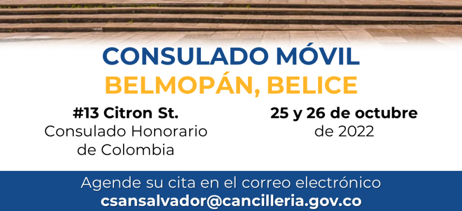 Consulado Móvil en Belmopán, Belice