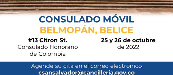 Consulado Móvil en Belmopán, Belice