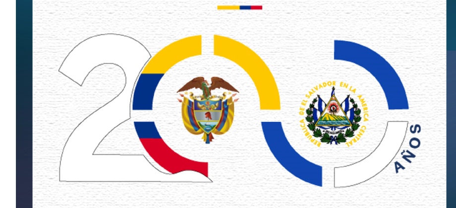 Embajada de Colombia conmemora con diferentes actividades el Bicentenario del establecimiento de las relaciones diplomáticas con El Salvador