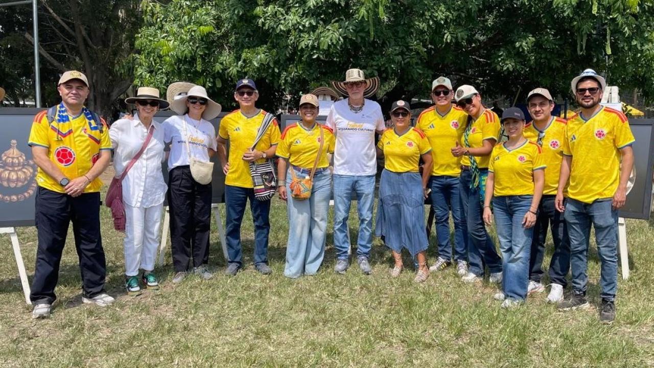 La Embajada de Colombia participó en el Festival Integrando Culturas para el Florecimiento Salvadoreño